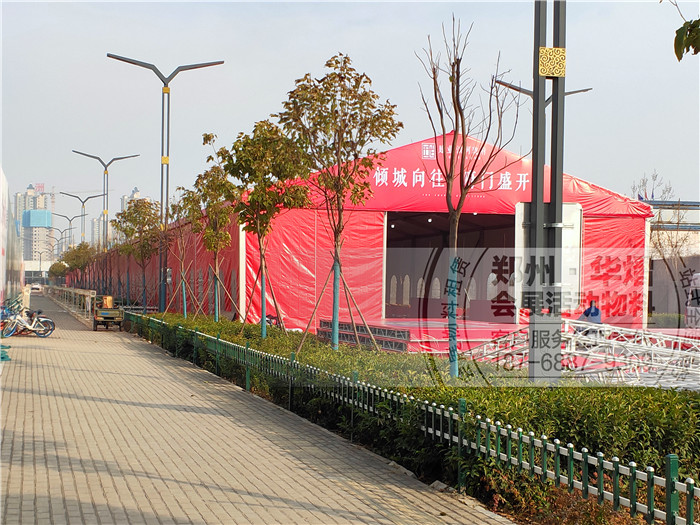 <b>郑州红色帐篷搭建/夏季空调帐篷租赁</b>