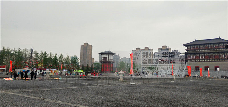 <b>洛阳隋唐书法展活动举办案例(铁马护栏出租 舞台</b>