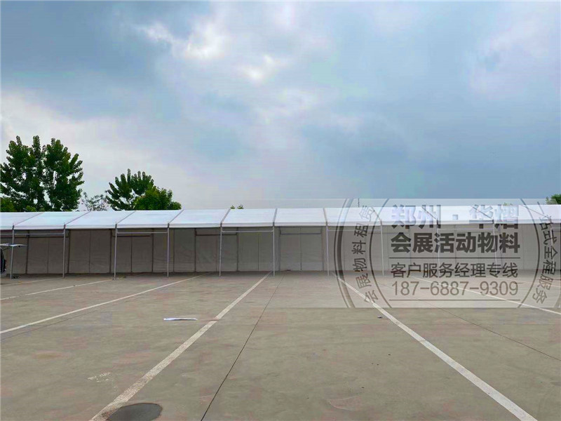 <b>驻马店篷房出租 6米8米跨度白色篷房 展销会篷房</b>