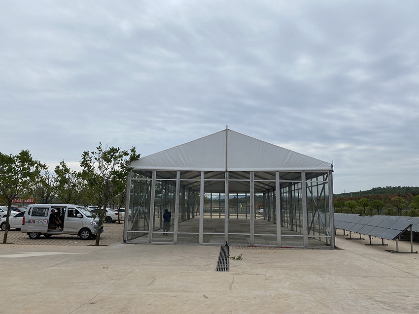 <b>郑州玻璃篷房出租临时活动篷房搭建租赁</b>