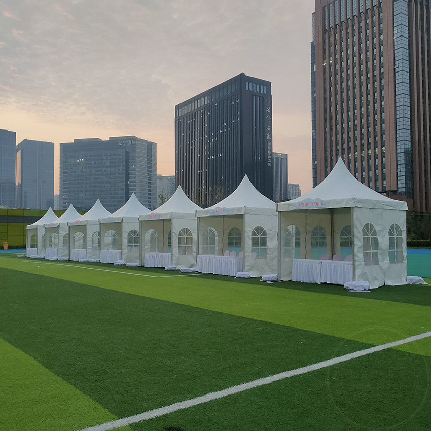 <b>郑州欧式帐篷搭建|铝合金篷房出租|郑州3/5米尖顶</b>