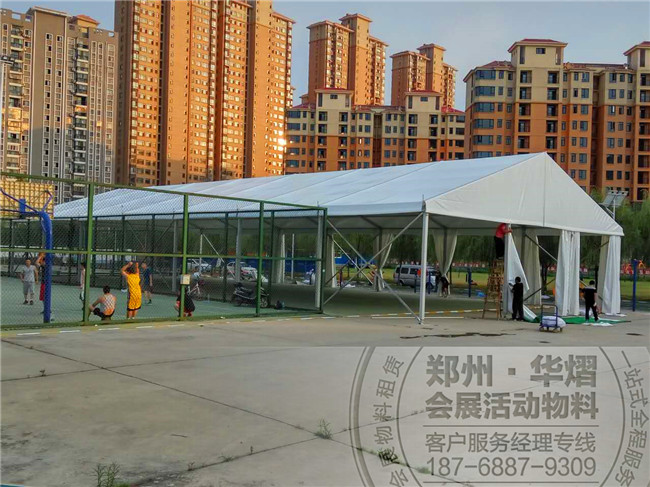 郑州租赁篷房户外活动遮阳棚搭建